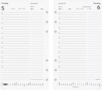 Dagkalender System PP refill 9,5x17cm 1dag/side 21 2785 00