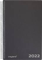 Aftalekalender A4 2022 sort 21x30cm 1dag/side 22 2200 00