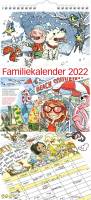 Familiekalender m/illustra. Otto Dickmeiss 23x50cm 0661 00