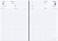 Dagkalender System A5 refill 15x21cm job/privat 3051 00