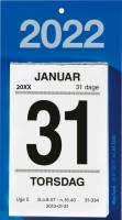 Afrivningskalender m/bagsidetekst 6x10cm 2520 00