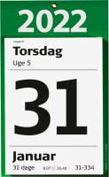 Kæmpeafrivningskalender m/ bagsidetekst 17x24cm