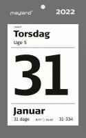 Kæmpeafrivningskalender m/ bagsidetekst 17x24cm