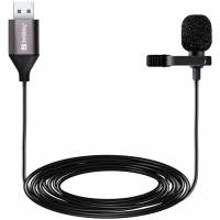 Mikrofon Sandberg Streamer USB Clip Microphone