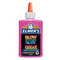 Lim Elmer's 147ml Glow in the Dark pink Liquid Glue