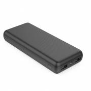 Power Bank Li-Polymer 10W 2USB-A 20.000mAh sort