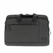 Computertaske 14" Pierre New Classic Line Nylon gråbrun