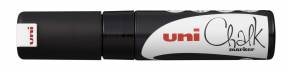 Chalkmarker Uni-ball PWE-8K sort stregbr. 8mm
