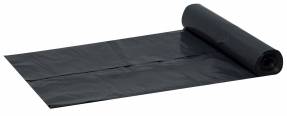 Plastiksække sort Premium 700x1100x0,020mm 10stk/rul