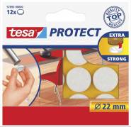 Filtpuder tesa hvide Ø22mm 12stk/pak