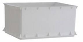 Legekasse mat transparant kraftig 23l 43x34x21cm
