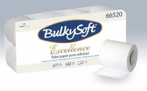 Toiletpapir Bulky Soft Excl. 3-lags hvid 29m 72rl/kar 250ark