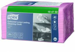 Allround-klud Tork Premium W8 Small Pack rød 30x38cm 40stk