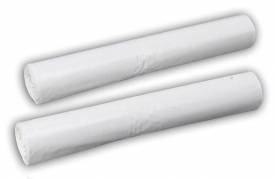 Affaldssække plastik hvid 700x1100mm Luxus 10stk/rul