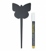 Chalkboard Securit Silhouette Butterfly 5stk/pak