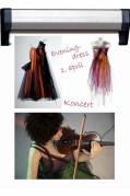 Skinne Fast Note 125cm 30mm profil til 125cm plakater