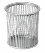 Penneholder tråd metal sølv Ø90mm H100mm