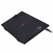 Fodstøtte Twin Ergonomic sort/krom 3121