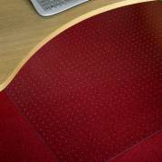 Stoleunderlag 120x150cm Poly- carb, m/pigge lige kant 1,5mm