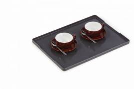 Bakke COFFEE POINT Tray mørkgrå/sort