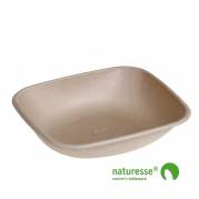 Bakke SR brun 195x170x40mm 600ml 500stk/kar uden låg