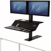 Arbejdsstation Fellowes Lotus VE Sit-Stand Dual sort