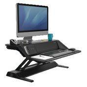 Arbejdsstation Fellowes Lotus DX Sit-Stand sort, Microban