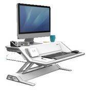 Arbejdsstation Fellowes Lotus DX Sit-Stand hvid, Microban