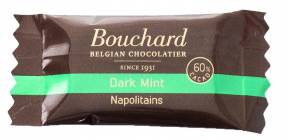 Chokolade Bouchard mint 5g flowpakket 1kg/pak