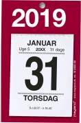 Afrivningskalender lille m/bagsidetekst 5x6,4cm 19 2420 00