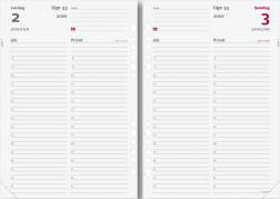 Dagkalender System A5 REFILL 15x21cm job/privat 19 3051 00