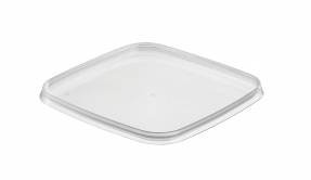 Condibøtte låg PP t/lille bøtte 128x128mm 180stk/pak