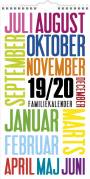 Familie skoleårskalender TrendArt 22x43cm 8083 00