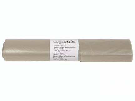 Affaldssække plastik klar 700x1100mm Luksus 10stk/rul