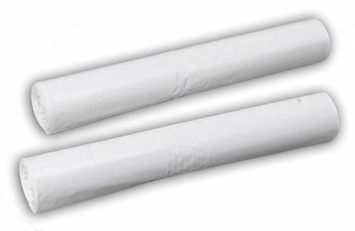 Affaldssække plastik hvid 700x1100mm Luxus 10stk/rul