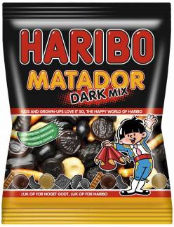 Matador Mix dark Haribo 135g 14ps/pak