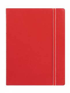 Notebook Filofax A5 rød incl linierede blade