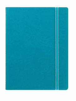 Notebook Filofax A5 aqua incl linierede blade