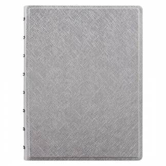Notebook Filofax A5 silver incl linierede blade