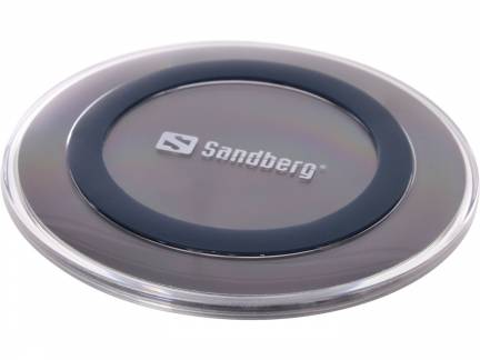 Oplader Sandberg Wireless Qi pad 5W sort