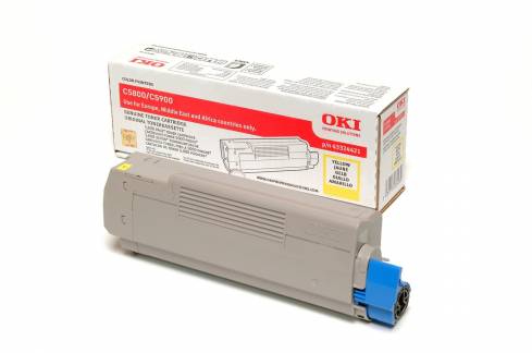 OKI Toner yellow for C5800 C5900 C5550