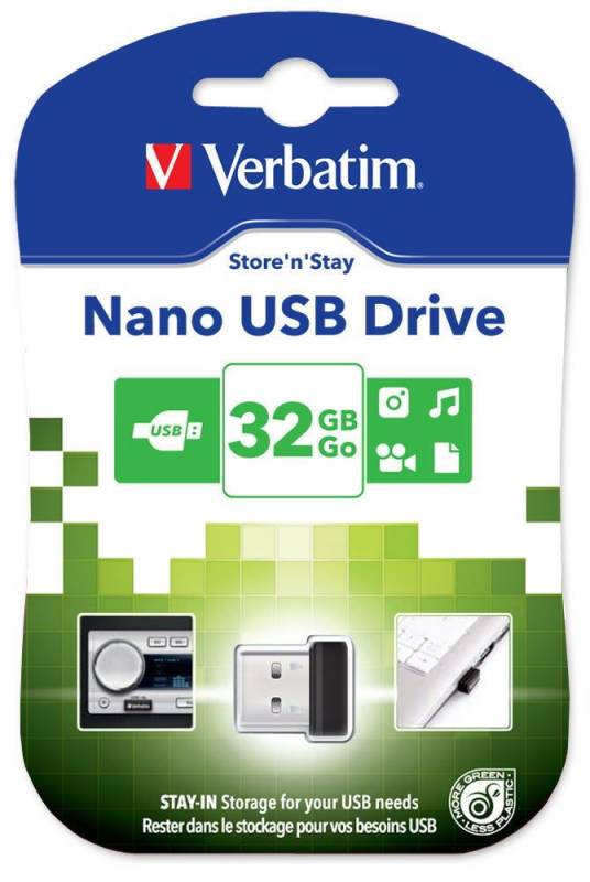 USB 2.0 Store &acute;N&acute; Stay Nano 32GB, Black