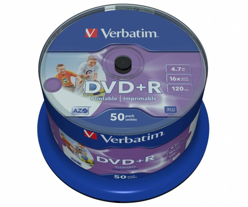 DVD+R 16XWide Inkjet printable No ID(50)