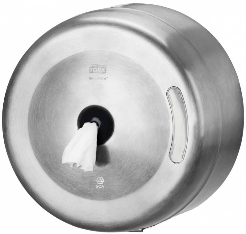 Tork T8 SmartOne dispenser toiletpapir st&aring;l 2940300