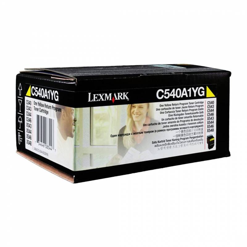 C540/C543/C544 toner yellow return 1K