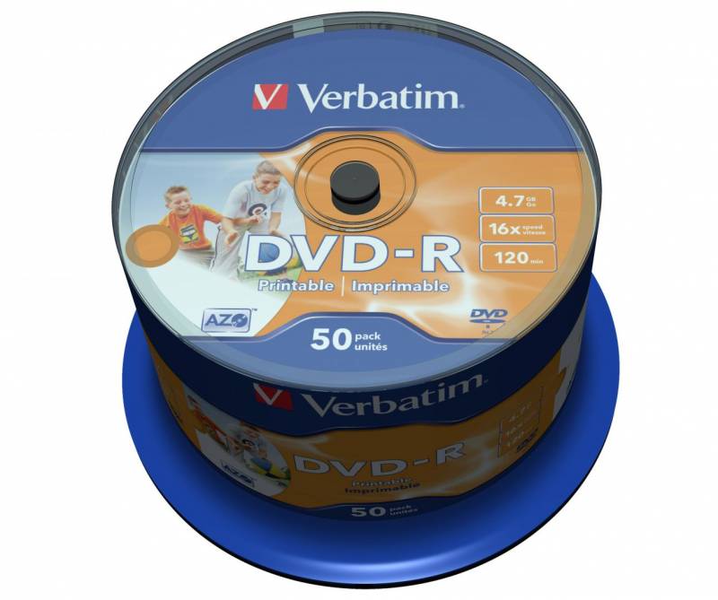 DVD-R 16x 4,7GB print. spindle BULK (50)