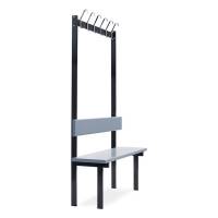 Bænkstativ Høj 1-sidet 1100 mm 7021 Laminat