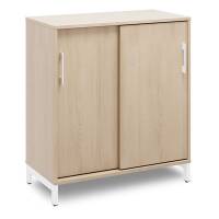 Kontorskab DNA, 800x890 mm, Eg/Hvid 2A4