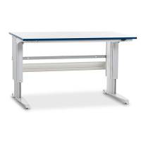 Arbejdsbord 400 1200x620 mm med grå vinyl Arbejdsbordplade