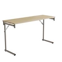 Klapbord Silhuett 1300x450mm,Birk laminat og krom stel